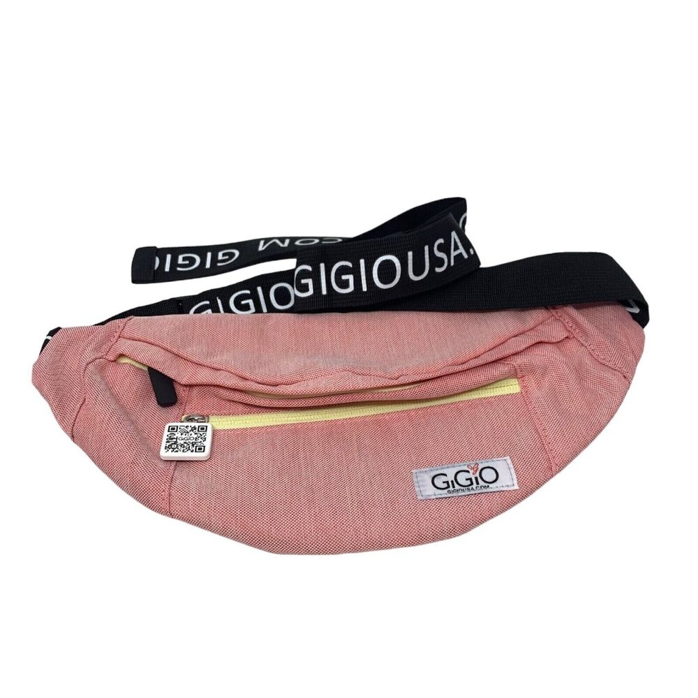 Fanny Pack HIp Bag Adjustable Belt Pink Mauve Gigio USA Canvas Travel